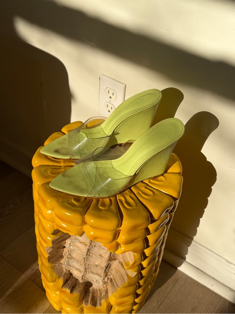 Schutz Luci Vinyl Wedge - Picture 2 of 2